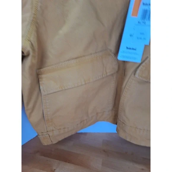 Timberland Strafford Washed Canvas XL Jacket in the wheat color
